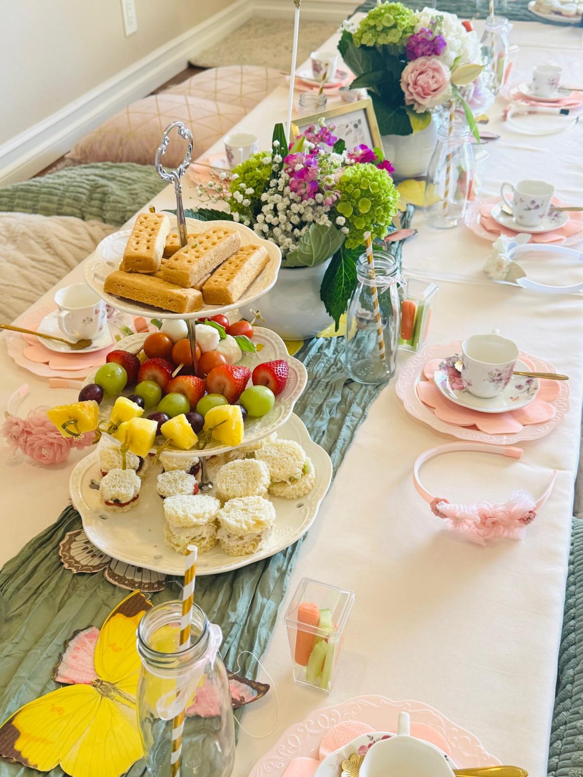 Children's tea party table